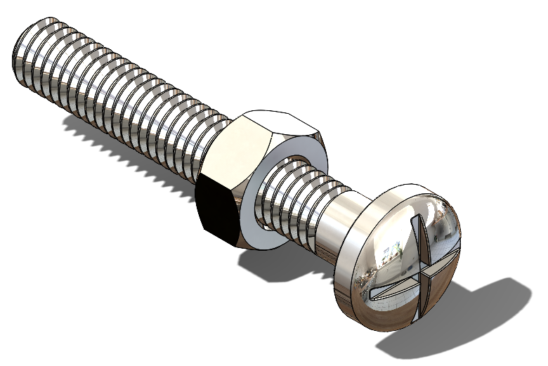 M6 x 1.0螺母和螺栓